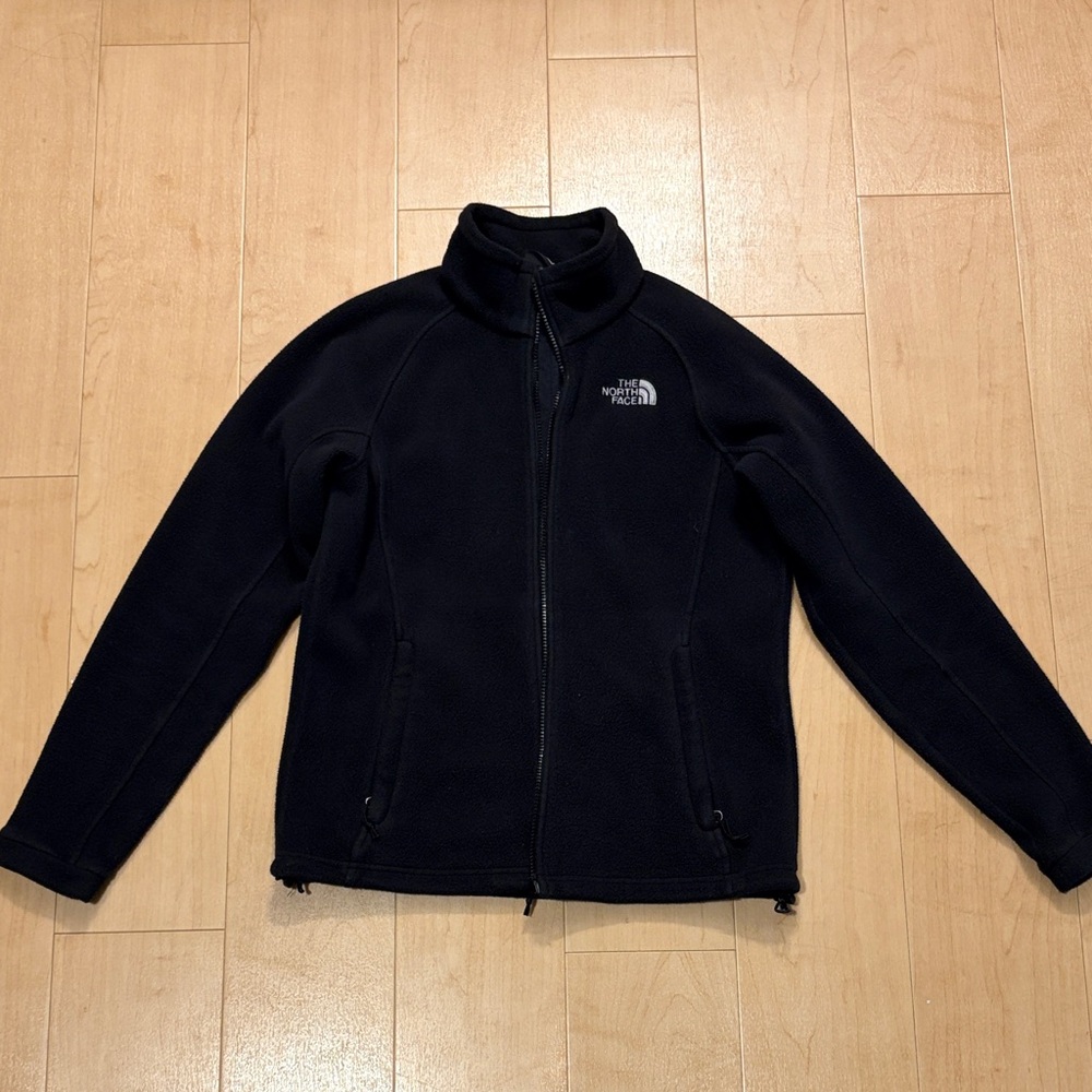 The North Face Black Full-Zip Lightweight Fleece Jacket